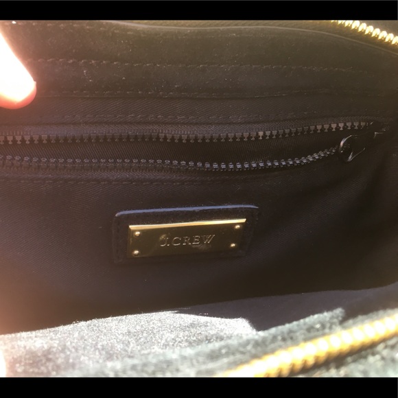 J Crew textured leather and patent cross-body - Picture 3 of 4